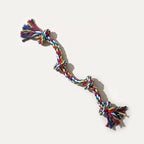 Multicolor 30 inch knotted rope tug toy