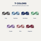 Travel bowl in seven colors