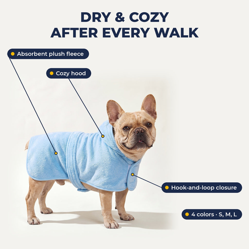 Drying coat features infographic