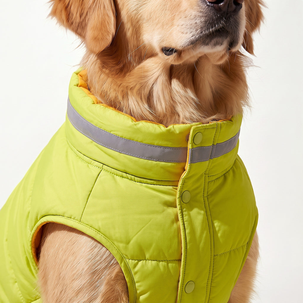 Close-up of the padded collar