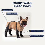 Suspender boots features infographic