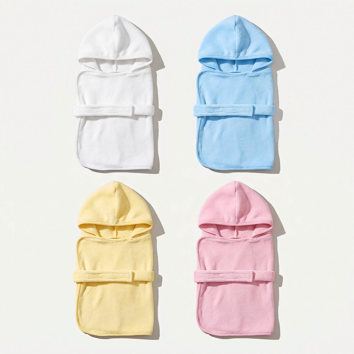 Drying coat in four colors
