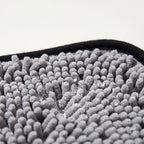 Absorbent chenille loops close-up